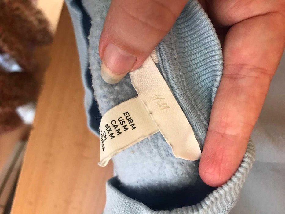 Camisola h&m azul clara