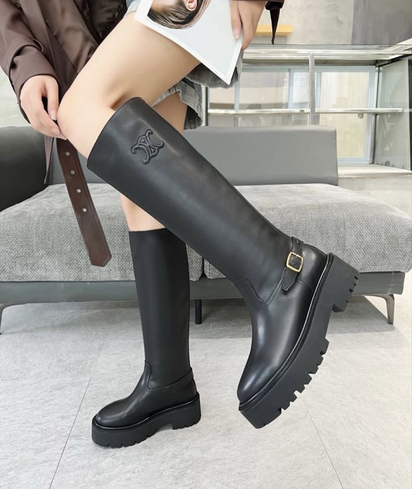 Celine kozaki skóra