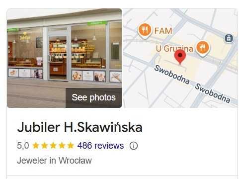 Vouchery o wartości 8000 zł - Jubiler H. Skawińska