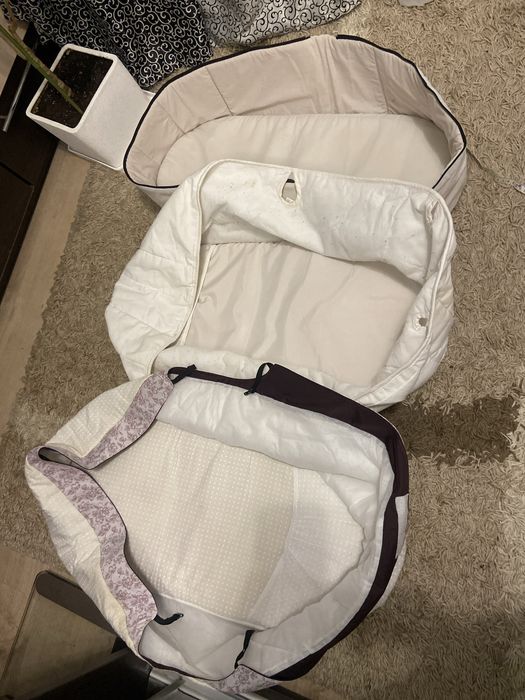 Продам люльку, захист, матрасик  у люльку. Бу.