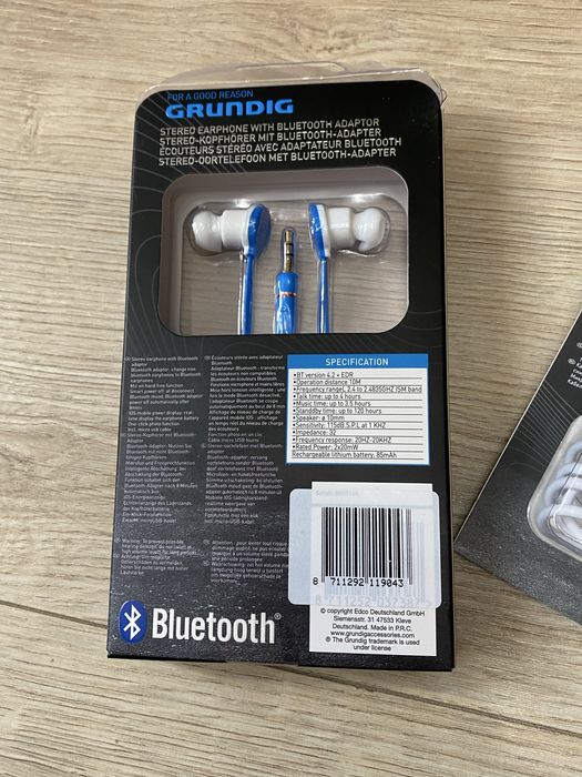 Zestaw Grundig: Słuchawki Bluetooth + Kabel Micro usb | Hit!
