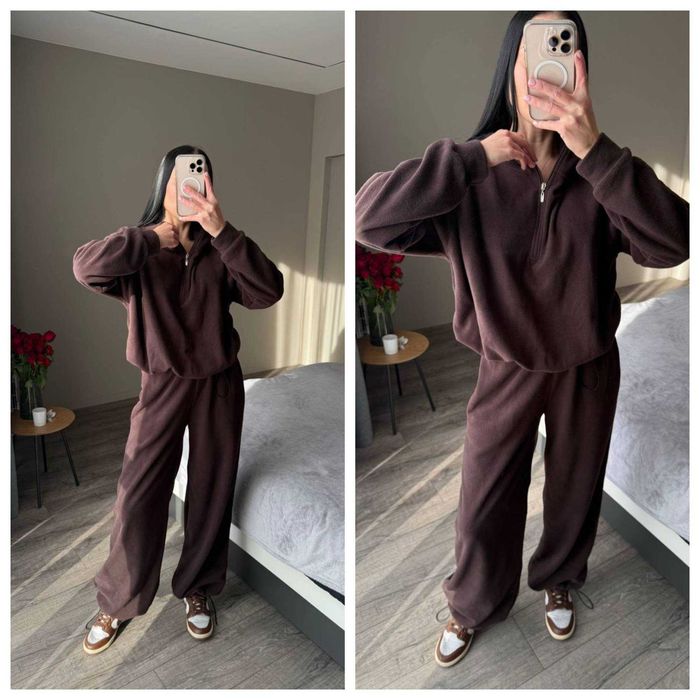 Костюм жіночий / женский костюм - флісовий, спортивний, модель 363