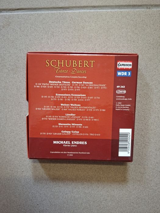 SCHUBERT 5 cd box