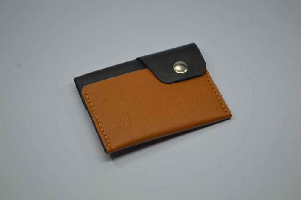 Portfel/Card Holder ze skóry naturalnej