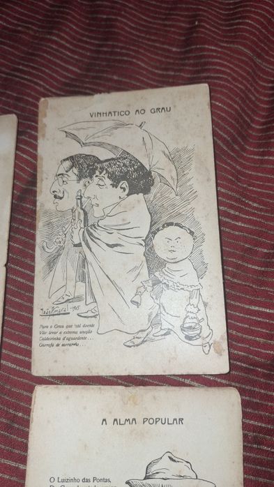 Postais Enterro do Grau 1905 Festa Académica de Coimbra
