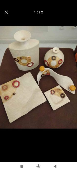 Decoração (conjunto de 5 peças). Ler a descrição do anúncio sff