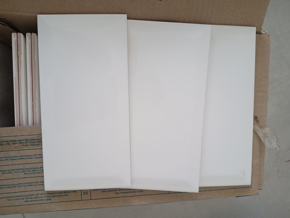 Płytki ścienne cegiełka polysk