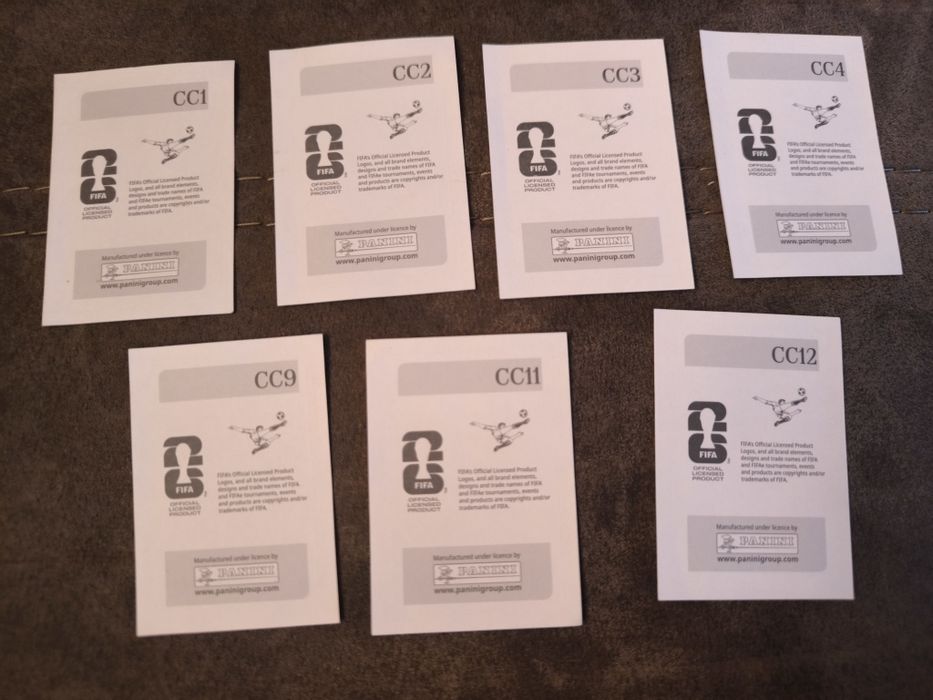 Coleção de Cromos FIFA - Vários Jogadores