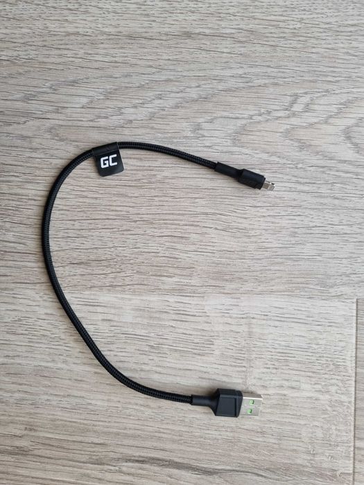 Krótki kabel USB-A - LIGHTNING 25cm, 0,25m do iPhone SE 11 12 13 PRO