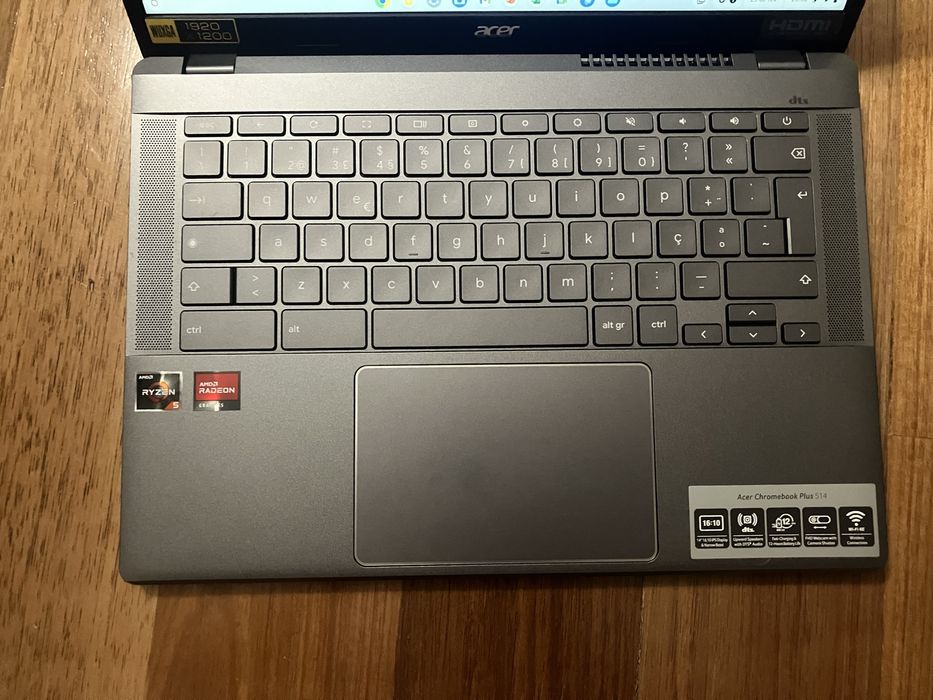 Portátil Acer Chromebook plus 514 Ryzen 5