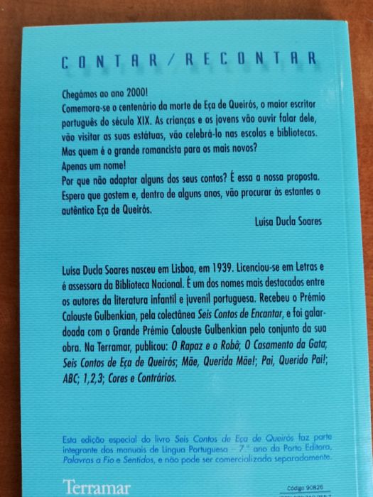 Contar recontar - seis contos de Eça de Queirós