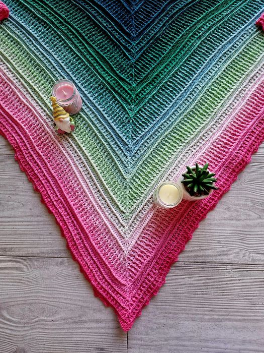 Chusta szydełkowa handmade