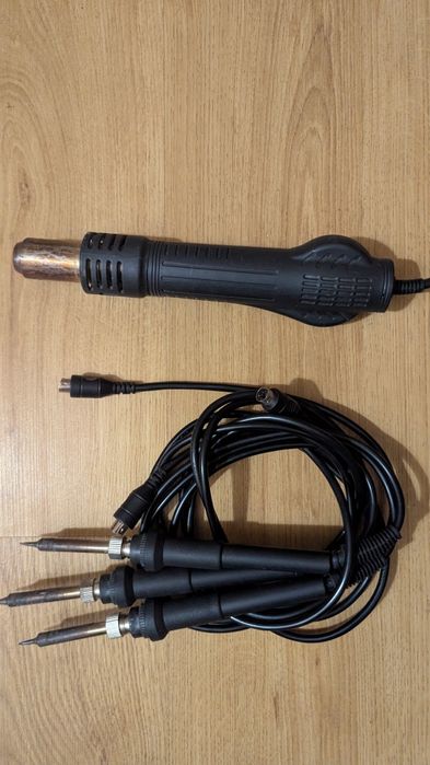 Equipamento de Reparação Eletrónica – Fonte + Estação + Ferros