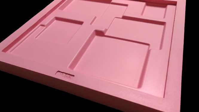 Molde 3d em Silicone Mosaico liso