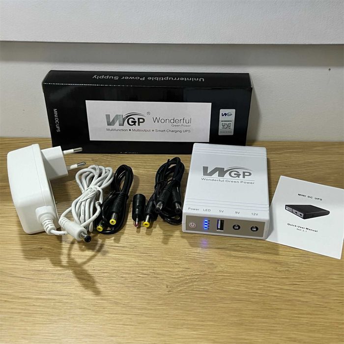 Безперебійник WGP mini ups 10400mAh ДБЖ павербанк для роутера