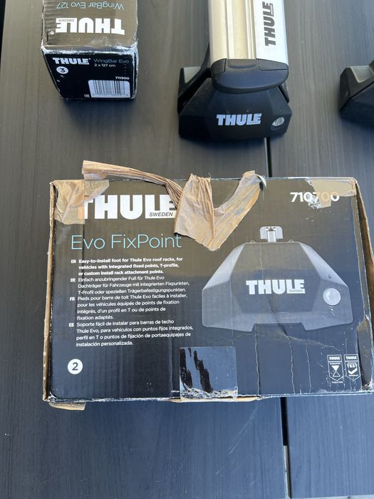 Thule WingBar Evo 127 + stopy Thule Evo FIxPoint Lexus NX II 2022-