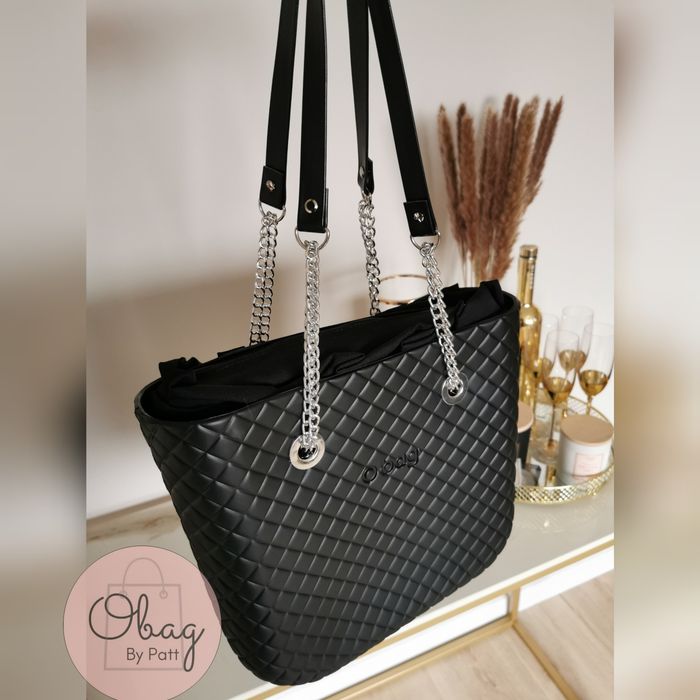 OBAG O BAG mini matelasse pik nero. Nowy zestaw by Patt faktura VAT