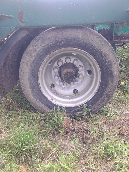 Naczepa na części osie bpw