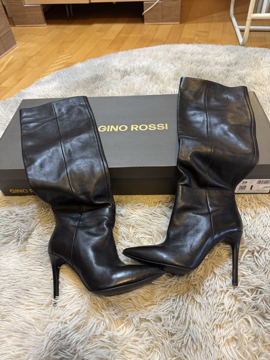 Gino Rossi  Kozaki -39 - naturalna skóra