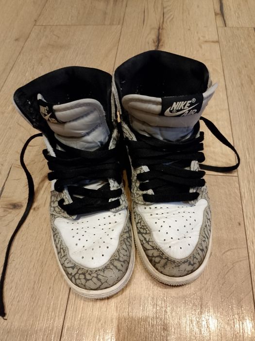 Buty Nike Air Jordan 1 Brand Retro High Og White Cement