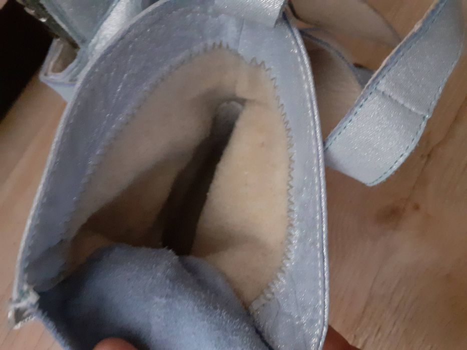 Шкіпяні чоботи на дівчинку. Сапожки осінні. Ботінки утепленні. Розмір