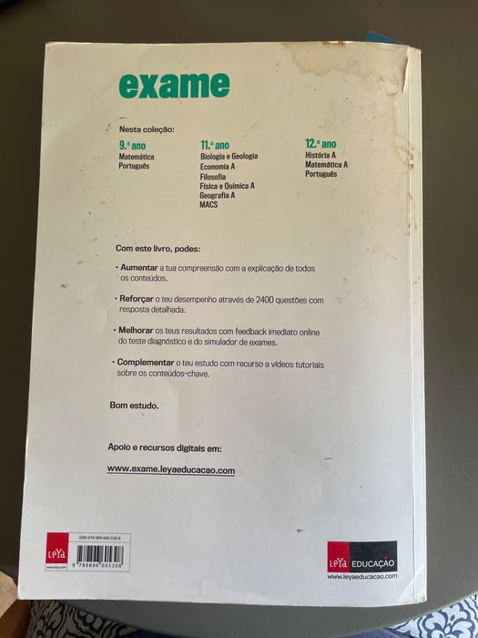 Exame 12, Matemática A
