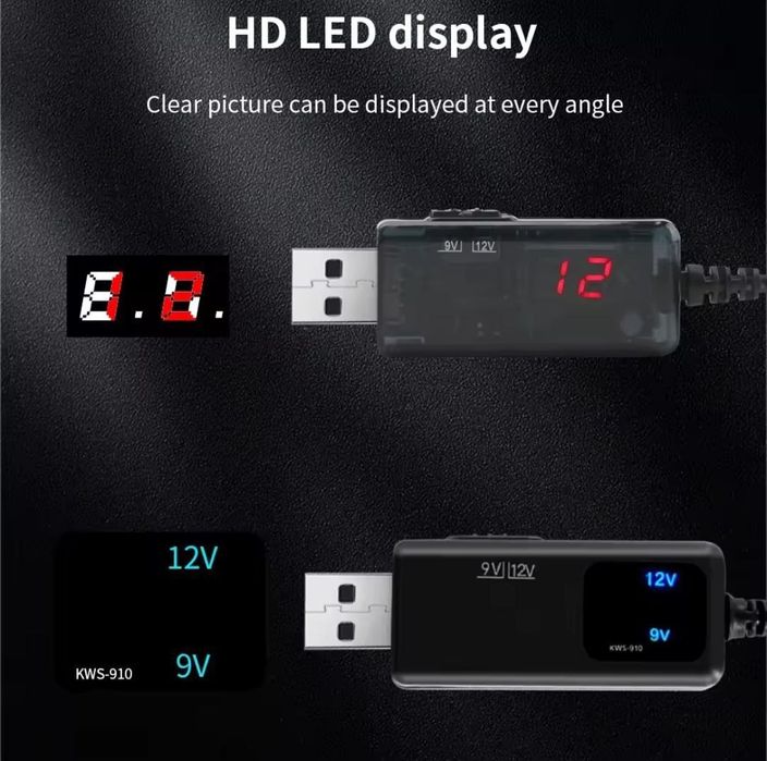 Переходник Питания 9–12 V Для Роутеров Wi-Fi Устройств Маршрутизатор
