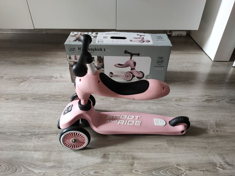 Hulajnowa Scoot and Ride różowa
