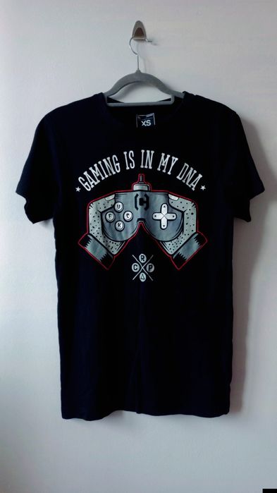 T-shirt męski dla gracza rozmiar XS