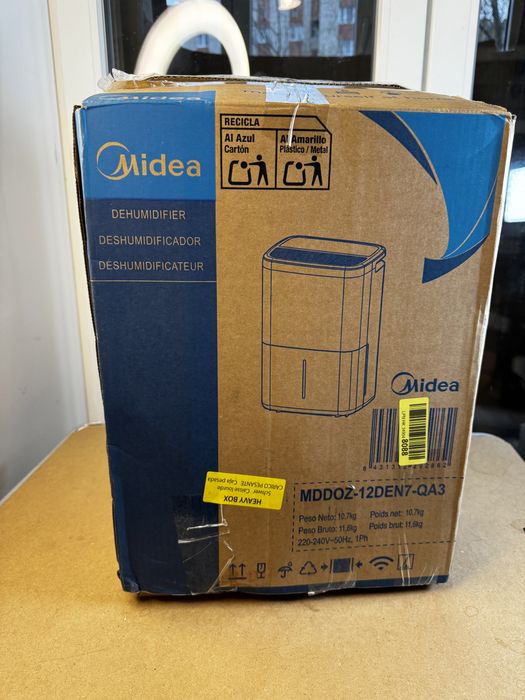 Осушувач повітря Midea 12 л/добу | Новий | Тихий