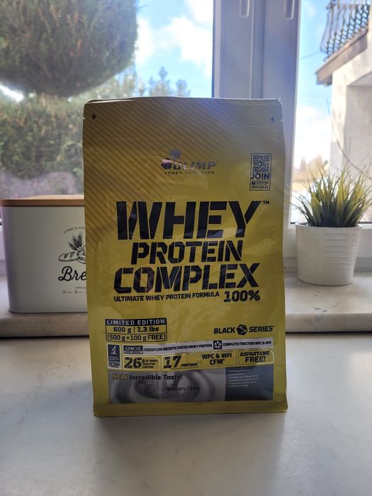 Nowe Białko Olimp Whey Protein Complex 600g Strawberry Truskawka