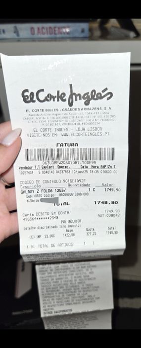 Samsung Z Fold 6 Pink - 256GB