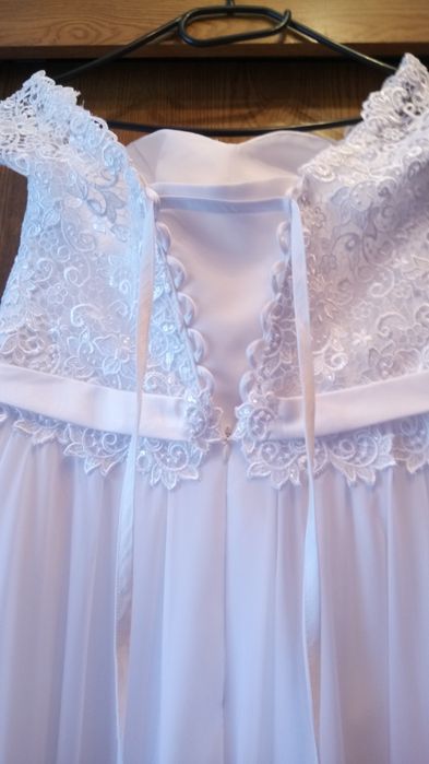 Suknia ślubna, halka, bolerko