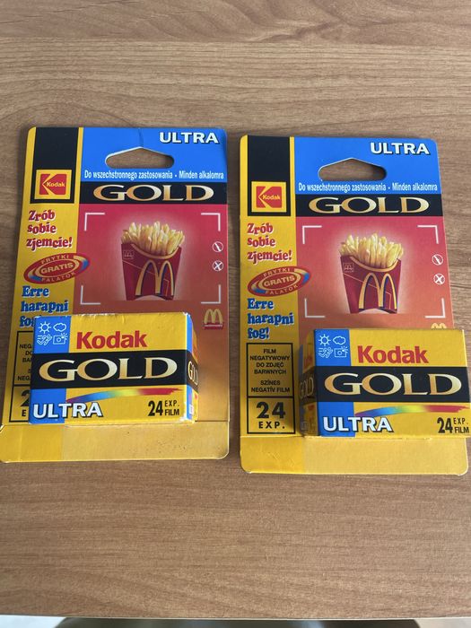 Dwa nowe 2 sztuki filmy Kodak negatywne zdjecia barwne