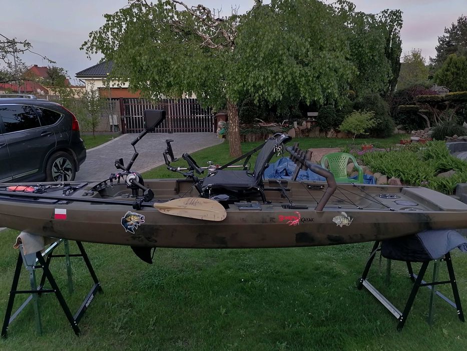 Kajak wędkarski mocno doinwestowany.
