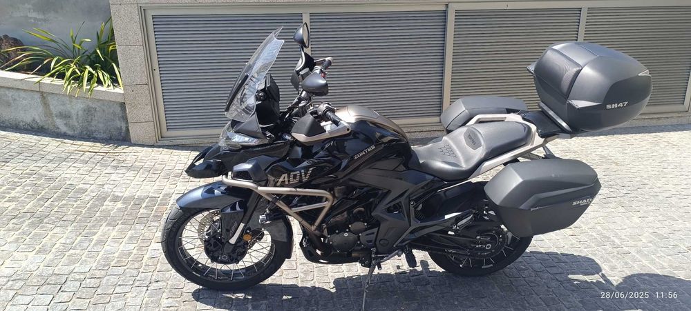 Mota Zontes 350 TX - kit malas faróis de nevoeiro 5565 KM com garantia