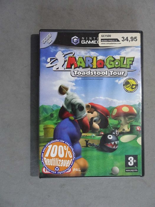 Jogo Gamecube Game Cube Mario Golf Toadstool Tour (só caixa e manual)