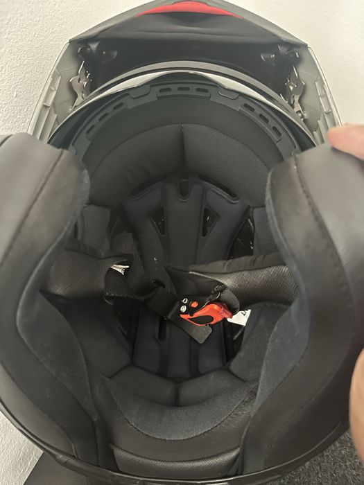 Capacete sprint  M Cinza Mate com Viseira Escura