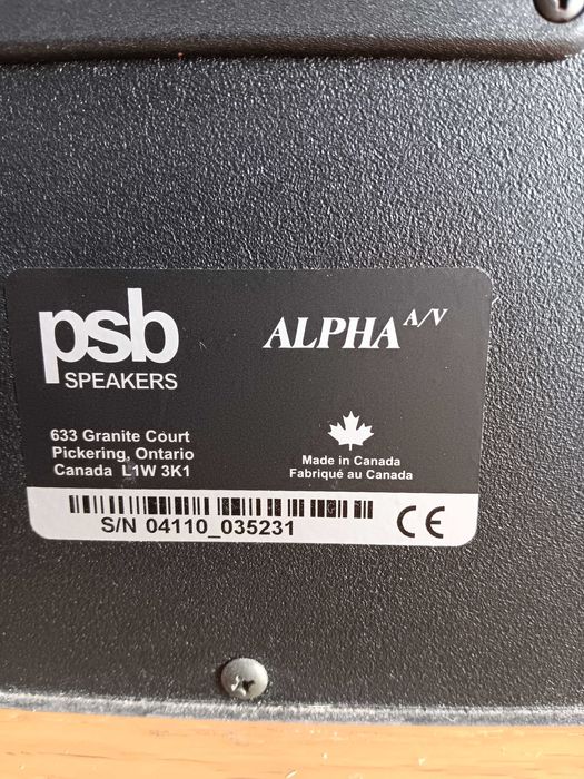 Conjunto de Três Colunas de Som PSB Alfa - Alta Qualidade Sem Uso