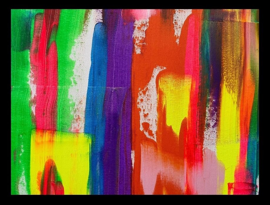 Favi Gales - pintura a acrílico sobre tela ( díptico )