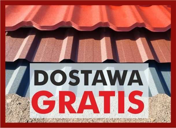 Blacha trapezowa dachowa elewacyjna blachodachówka z posypką DOSTAWA