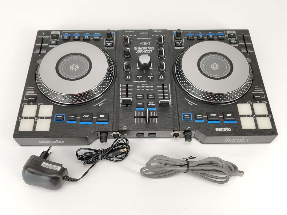 Hercules DJ Control Jogvision -konsola dla DJ- współpraca z Serato