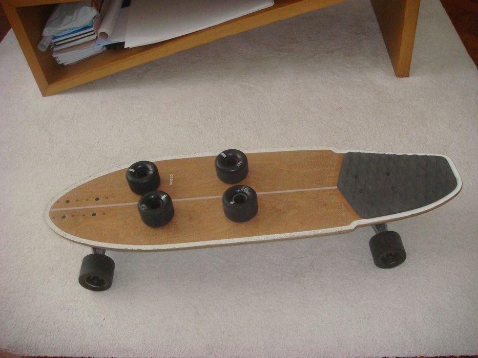 Skate Longboard Oxelo LB CARVE 540 - Com oferta de +2 pares rodas