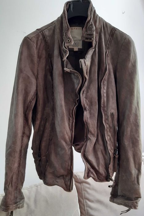 ESPRIT kurtka typu BIKER - skóra