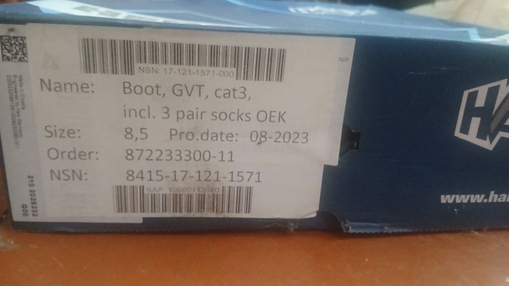 Берці HAIX Scout GTX / нові / оригінал / Gore-Tex / розмір 42.5 (8.5)