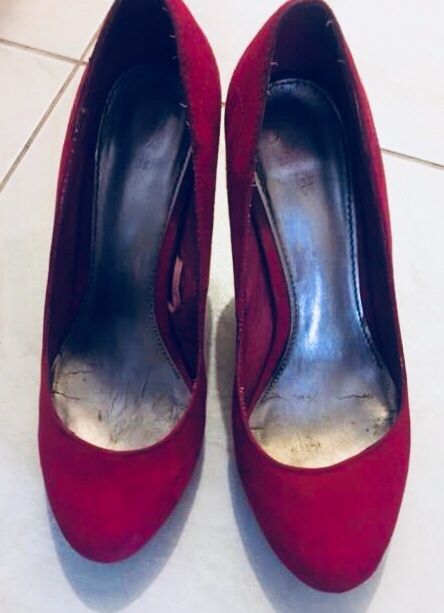 Szpilki Zara 38 malinowe