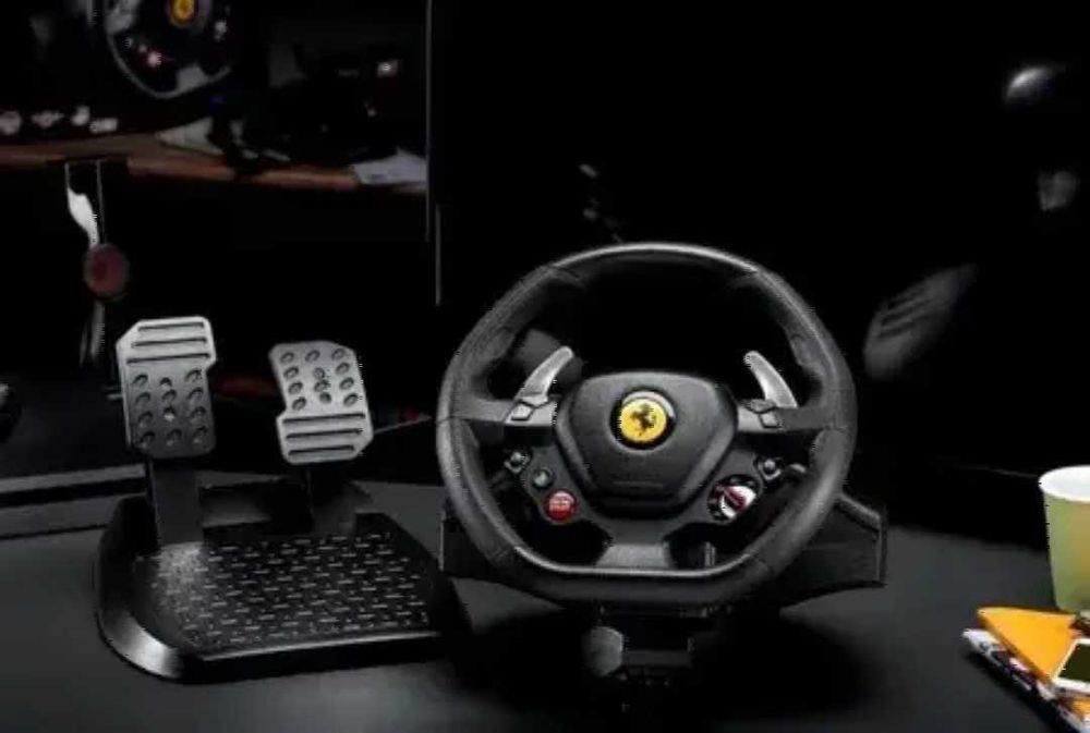 Ігровий комплект кермо та педалі Thrustmaster T80 Ferrari 488 GTB Edition PC/PS4/PS5 Black .