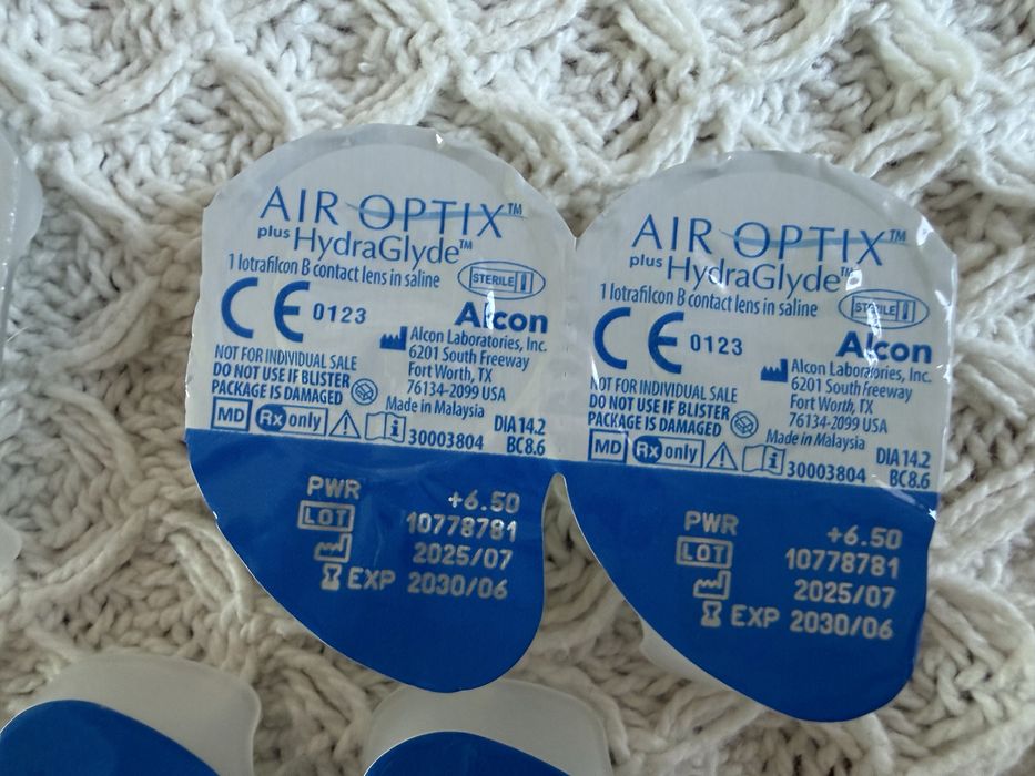 Air Optix HydraGlyde +6,5 (6 szt.)