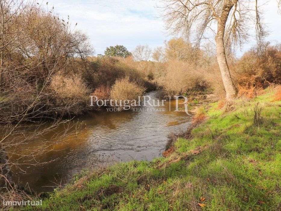 Quinta de 4,18 ha confinante com a ribeira na Orca, Fundão