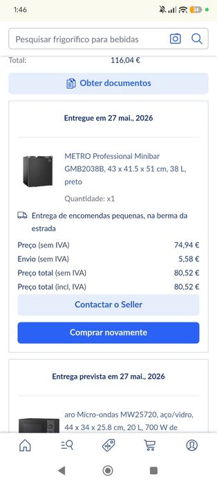 Mini Frigorífico Makro